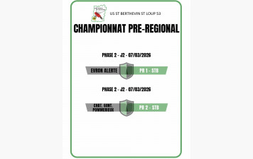 AVANT MATCH - PRE-REGIONAL - PH2 - J2