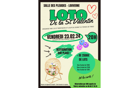 Loto de la Saint-Valentin